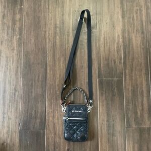 Black Quilted Crossbody Bag